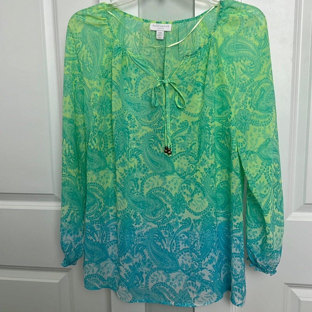 CharterClub Boho Top
